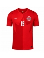 Moške Nogometnih dresov Kanada Alphonso Davies #19 Domači SP 2026 Kratki rokavi Moške Nogometnih dresov Kanada Alphonso Davies #19 Domači SP 2026 Kratki rokavi